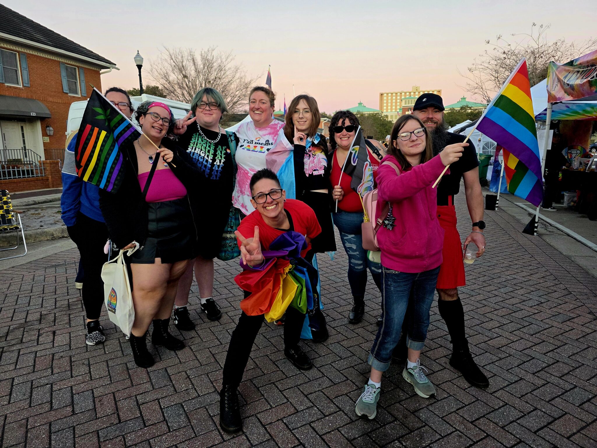 Community turnout, protest presence mark DeLand’s Love Is Love Pride Fest
